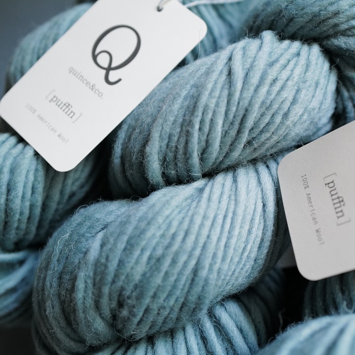 American Quince Fluffy Single Strand Wool Coarse Line Puffin Jacket Neckline 100 gr 102 m Stranded Price