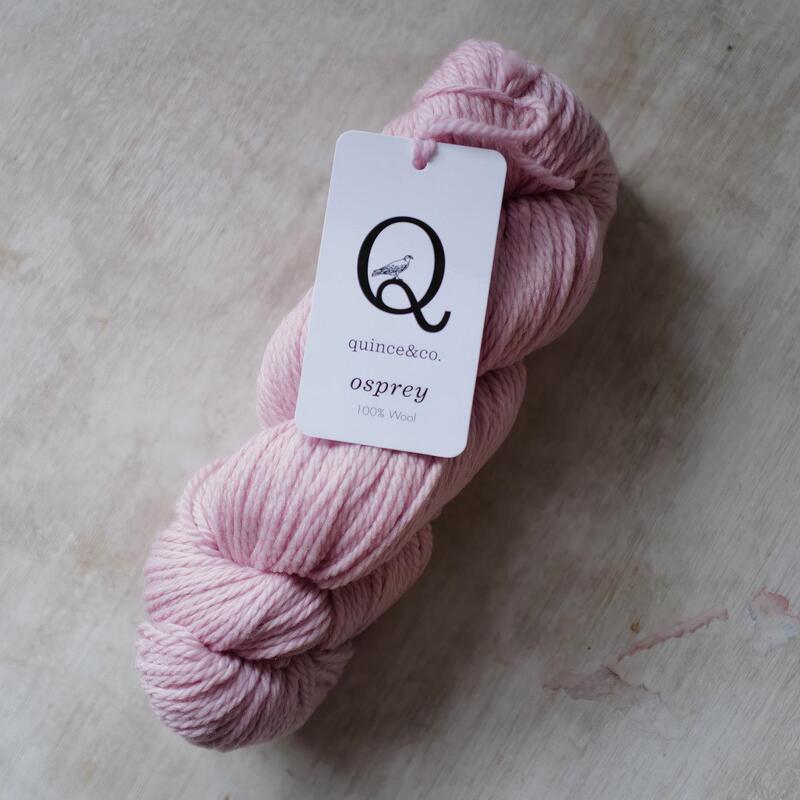 Osprey Quince and Co Skin-Friendly Lightweight Wool Yarn Scarf, Neck Warmer, Sweater Yarn, Alain Thickness