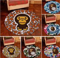 Anyi monkey bape carpet entrance floor mat doormat foyer mat bathroom absorbent dirt resistant rectangular cute