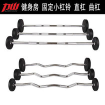 Commercial fixed barbell bag rubber barbell bar bell bar Barbell Sheet Fitness Room Special Jump Fuck Straight Pole Qu Pole Small Barbell