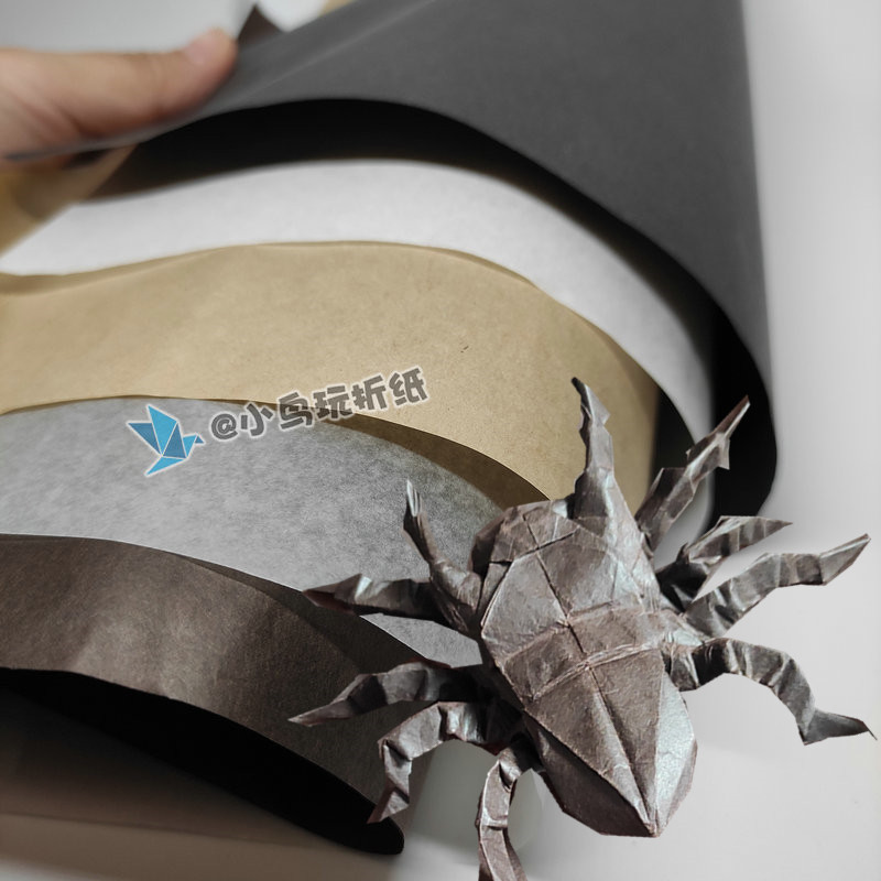 Birds play origami shopkeeper recommended imported ultra-thin 40g white kraft paper oil paper wax paper copy large 30cm
