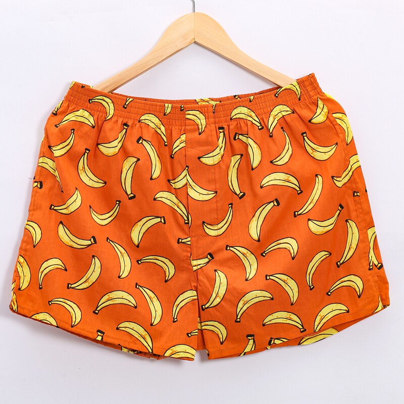 Arrow pants men's cotton loose breathable underwear young middle-aged and elderly summer thin sports shorts household pants pyjamas