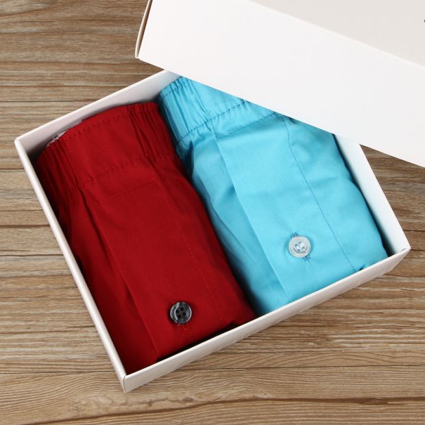 2 mảnh quần Arro màu rắn thoáng khí mùa hè thanh niên boyshort nhà pyjama quần nam đồ lót nam - Nam giới shop đồ lót