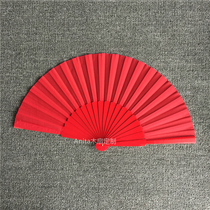 Anita wood fan in large size 30 cm to face fan Spanish fan dancing fan Fran Mingo big red fan