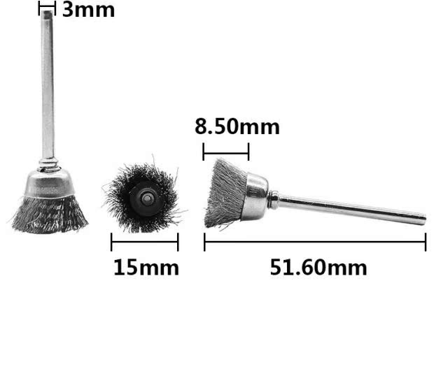 98 cái công cụ đánh bóng và đánh bóng đặt dây bàn chải cọ bát làm sạch bàn chải - Phần cứng cơ khí