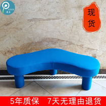 French Bold Chair Triangle Stool Hill Chair Designer Model Room Clothing Store Parlor Special-shaped Soft Bag Stool