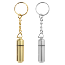 Cigar Puncher Perforator perforator portable cigar scissors Tools Supplies accessories Silver color with key buckle