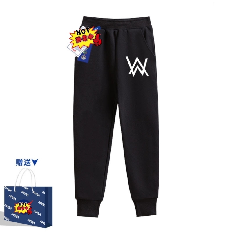 Nasa Collaboration with Jiahao Clothing, Jiahao Strong Brother Dj Dance Group, Alan Walker Same Style Boys' Sweatpants Long Pants