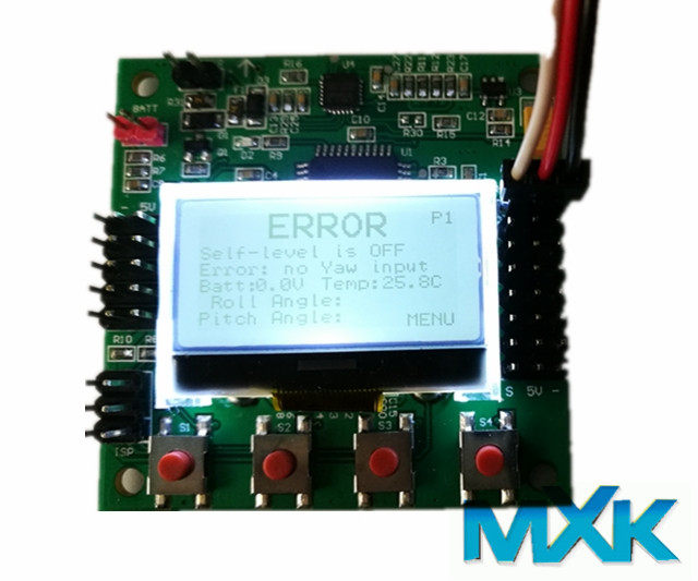 MXK KK2.1.5飞控模组 VTOL V尾自平衡 多轴固定翼通用