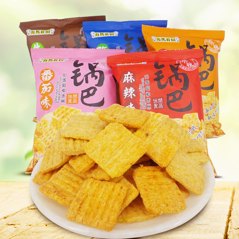 Seahorse Manor multi-grain pot noodles spicy spiced beef cumin tomato flavor puffed leisure snacks 72g*15 bags