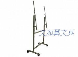Office supplies Little Talent double - pipe whiteboard frame adjustable angle of mobile whiteboard H - type bracket