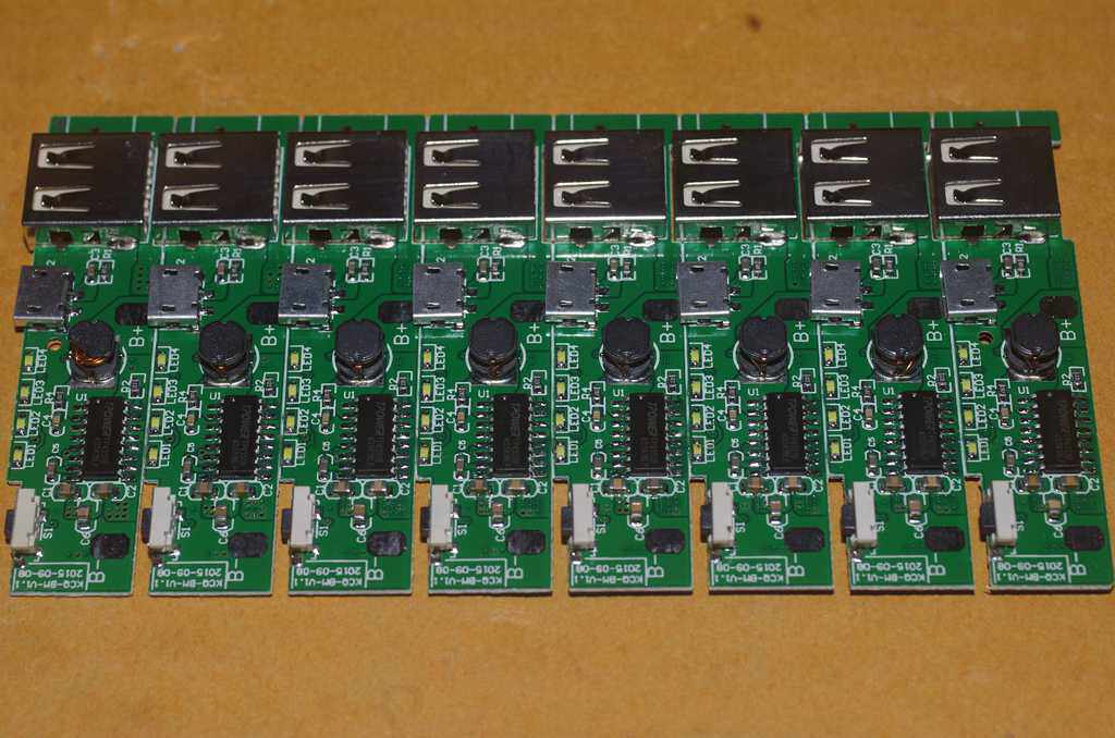 8-piece boost board synchronous rectification stock action power main board for research disassembly only DIY TP4351B