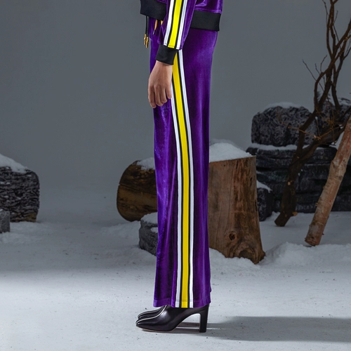 Ретро бархатные модные трендовые штаны, спортивные повседневные брюки для отдыха