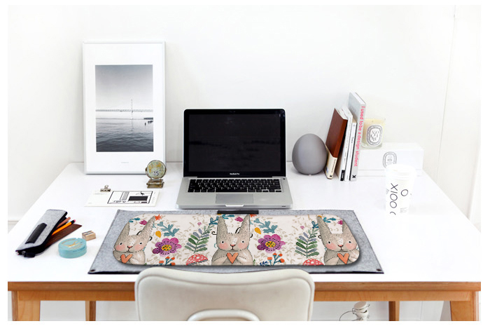 Cute Cartoon Rabbit Keyboard Elbow Pad Elbow Pad Office Rebound