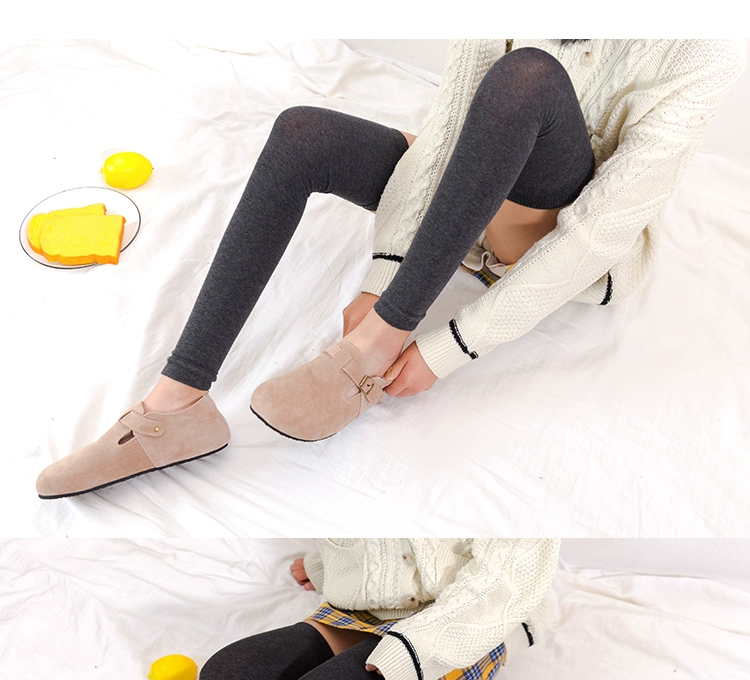 Vớ nữ đầu gối mùa xuân và mùa thu cotton vớ yoga nhảy đầu gối đệm chân ấm chân dài vớ cao