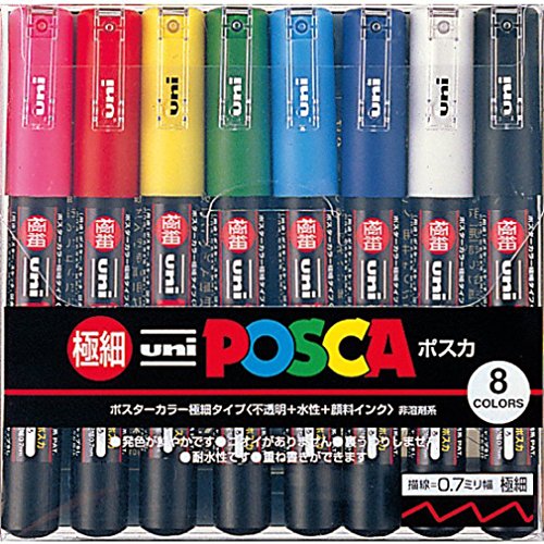 Japan imports the POSCA1M8C POSCA8 color suit