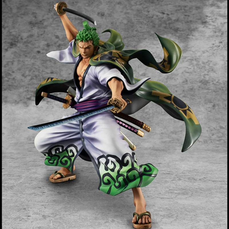 [Spot] Megahouse MH One Piece Figure POP Wano Country Zoro Zoro Kimono Samurai 1303 - Capsule Đồ chơi / Búp bê / BJD / Đồ chơi binh sĩ