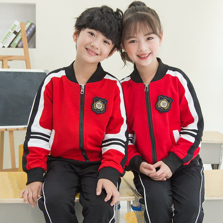 Kindergarten uniform new spring and autumn children's class uniform school uniform suit spring primary school students sportswear suit