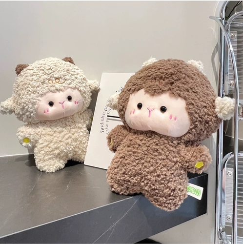 Плюшевая игрушка, милая успокаивающая тряпичная кукла, овечка, подарок на день рождения