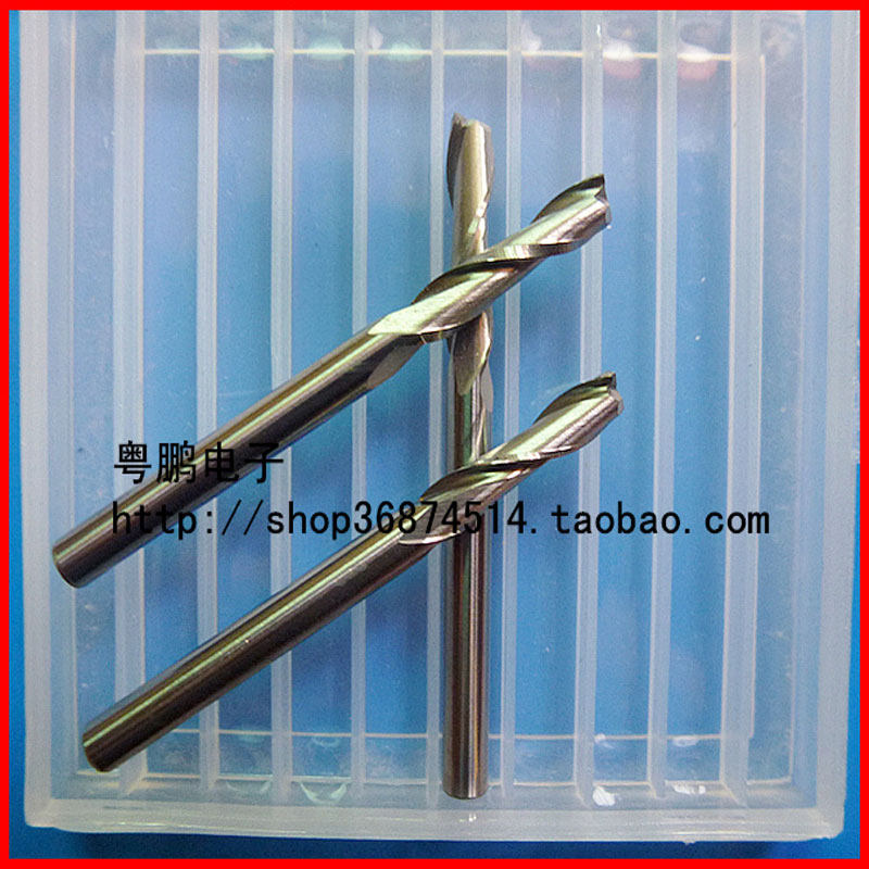 Double-edge milling cutter computer engraving machine tool cutter flat milling cutter 3 175MM* 12MM