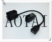 OBD car charger OBD to USB step-down cable 12V to 5V Tachograph mobile phone charging cable