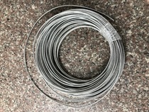 Galvanized transparent plastic-coated steel wire rope clothes hanger wire rope chuck 2mm package 3mm
