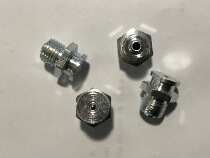 Galvanized flat buckle type iron flat buckle din3404 button nozzle oil nozzle 1 8 1 4 10 * 1