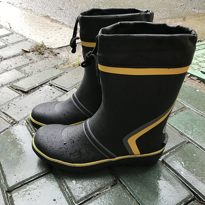 Giày mothproof thời trang nam ống mùa thu và mùa đông cộng với bông ấm áp thợ mỏ nam mưa ủng thép đầu cao su chùm giày chống thấm nước nam