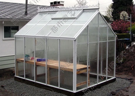 Aluminum Alloy Greenhouse Garden Greenhouse Flower Shed Glass Flower House Pc Sun Panel Greenhouse Planting Equipment White Free Shipping