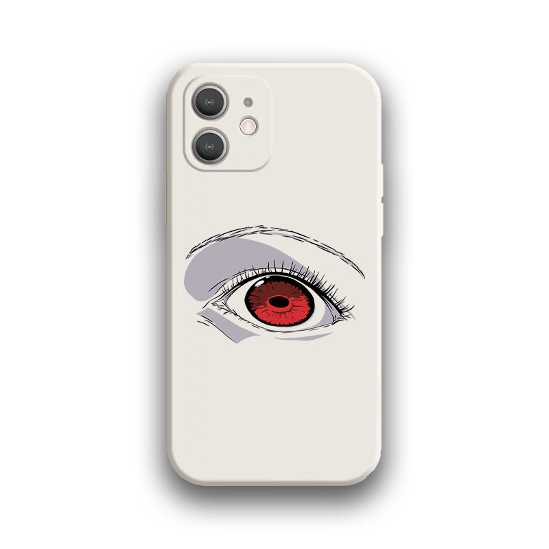 Anime Eye Design Silicone Soft iPhone Case