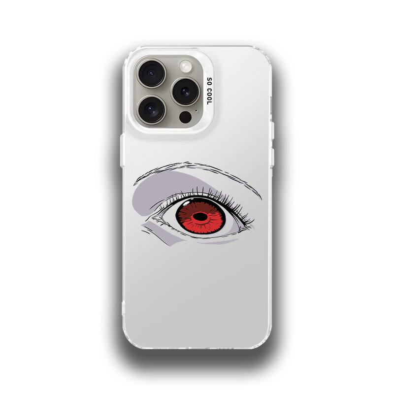 Anime Eye Design Silicone Soft iPhone Case