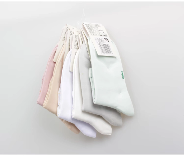 Mùa xuân và mùa hè Nair đích thực sợi tre giản dị tất nữ của phụ nữ cotton mỏng vớ ngắn