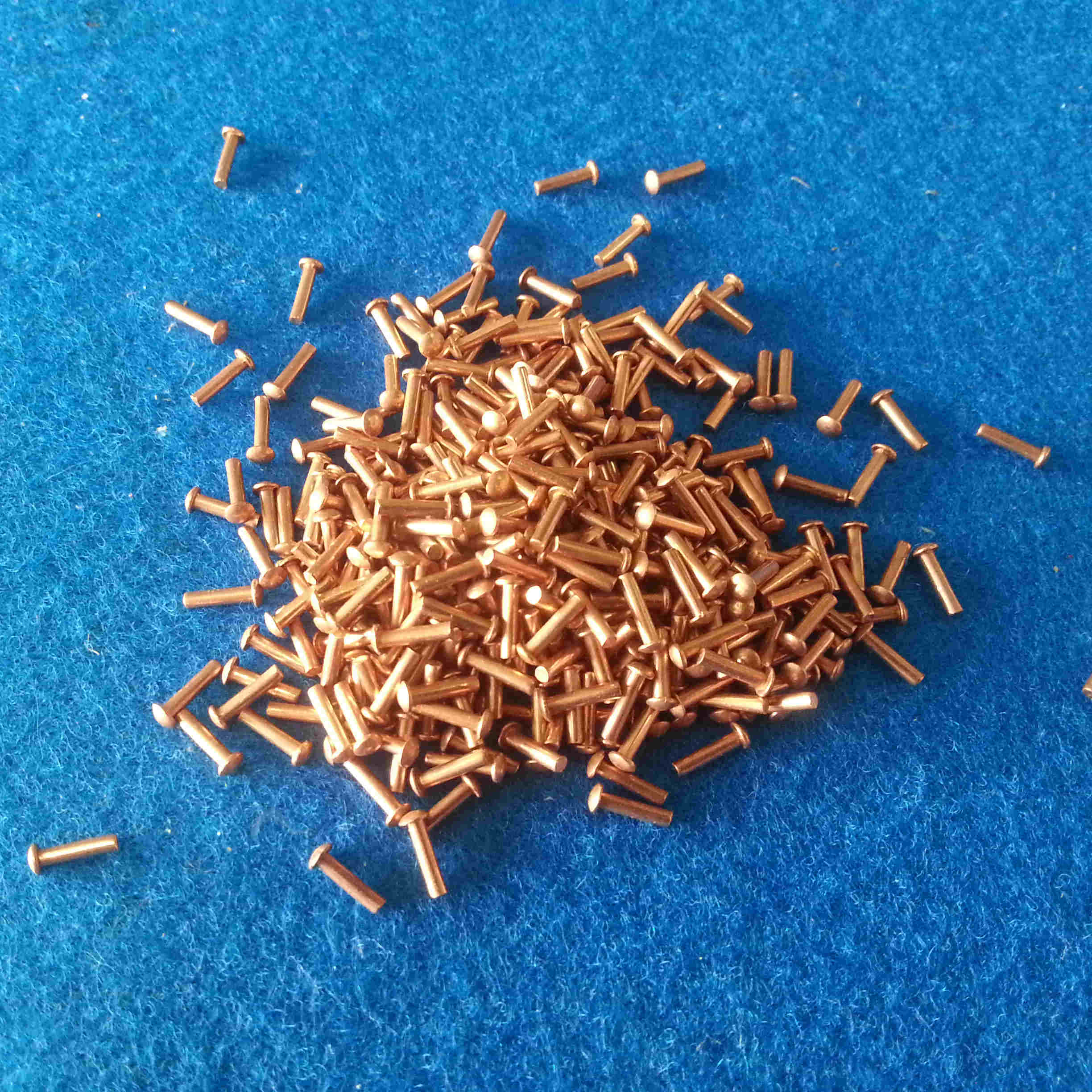 GB867 copper round head copper rivet m1.2 m1.5 500 piece price