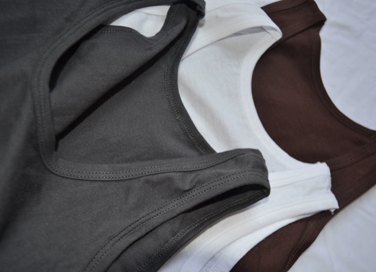 Xử lý áo vest nam 100% cotton Joker bình thường Áo vest không tay thoải mái áo khoác đông nam