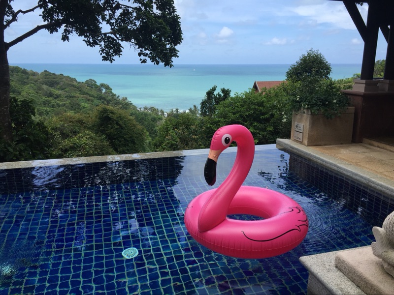 Ban đầu lớn bơi trên nước dày flamingo vòng bơi bơi nách người lớn ngồi ghế nổi nổi hàng phao tay bơi cho bé