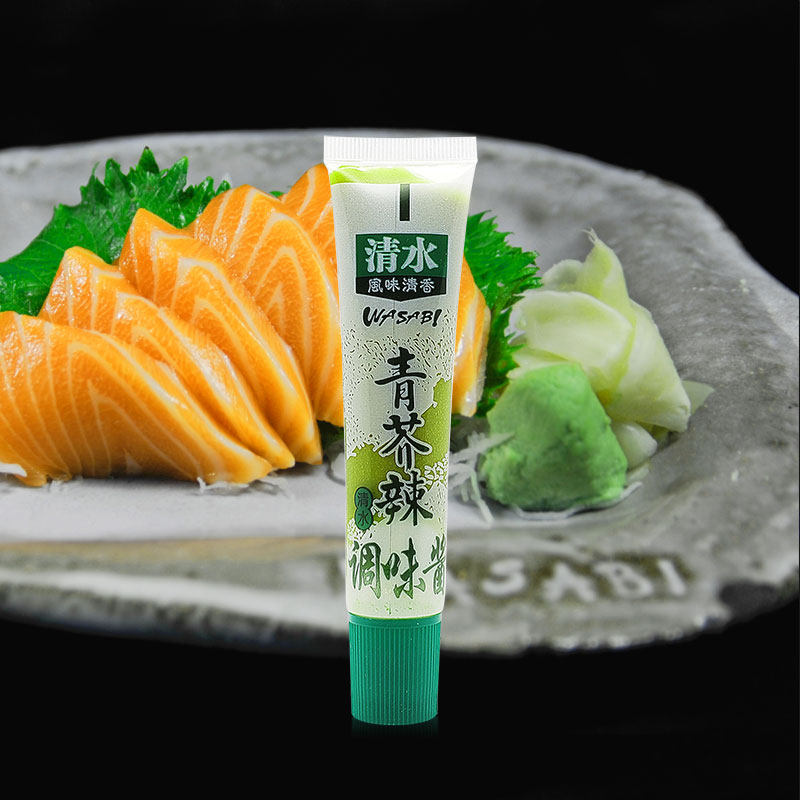 43g of clear water wasabi, Japanese mustard, mustard paste, wasabi, horseradish, spicy and fragrant sushi sashimi