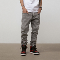 S45 (original 1807)National tide basic slim jeans Denim washed straight pants Mens all-match small pants