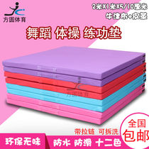 Dance mat childrens practice mat gymnastics martial arts skills pearl cotton hard sit-ups sports thickened non-slip mat