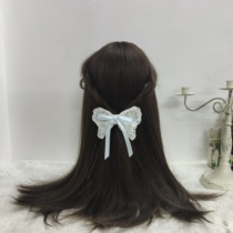 Small Knowles Folds Hell Butterfly Knots Headwear Mesh Yarn Headwear Hair Accessories Girl Hearts Haircut Lace Pair Clips Cute