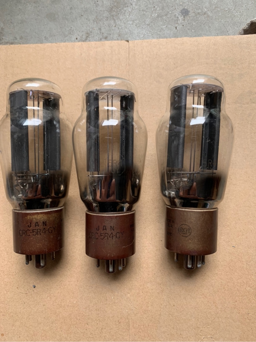 Early RCA 5R4-GY vacuum tube for early RCA 5R4-GY vacuum tube in US early change 5U4G 5Z3P