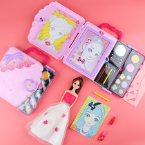 Childrens makeup toy set girl play house princess primary school students painting book online celebrity puzzle birthday gift