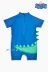 Spot NEXT quần áo trẻ em chính hãng của Anh Xia Nanbao cậu bé màu xanh phim hoạt hình George khủng long heo chống nắng áo tắm một mảnh - Đồ bơi trẻ em