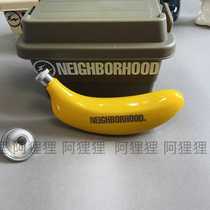 Spot NBHD outdoor camping flask metal stainless steel banana interesting shape portable stainless steel thick ornaments