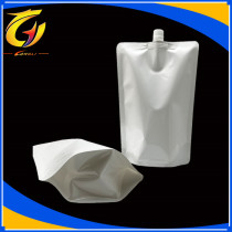 10 spot laundry detergent Milk Juice Self-reliance 1000ml Middle Mouth Ml White no-print Packaging Suction Nozzle Bag