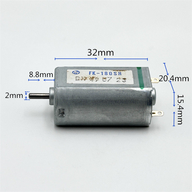 FK-180SH Spazzola Di Carbone Motore Elettrico DC 6V-12V 12800RPM - Foto 4