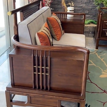 New Chinese style modern simple light luxury furniture coffee table sofa TV cabinet combination living room villa business club customization