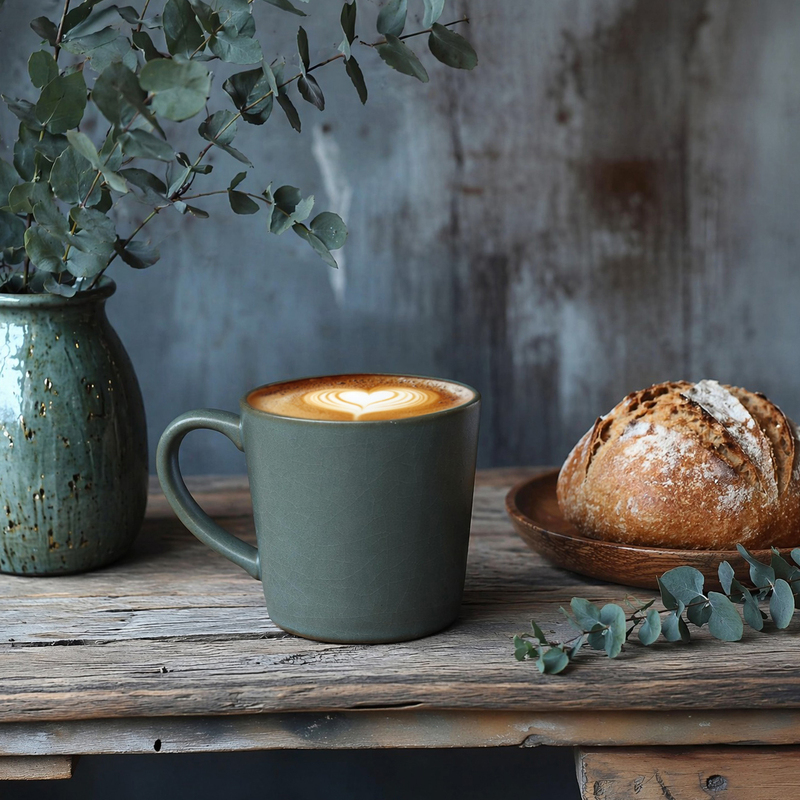 Unique Latte American-Style Large-Capacity Commercial Cup, High-End Exquisite Japanese-Style Retro Ceramic Coffee Mug 380 Unique Latte American-Style Large-Capacity Commercial Cup, High-End Exquisite Japanese-Style Retro Ceramic Coffee Mug 380