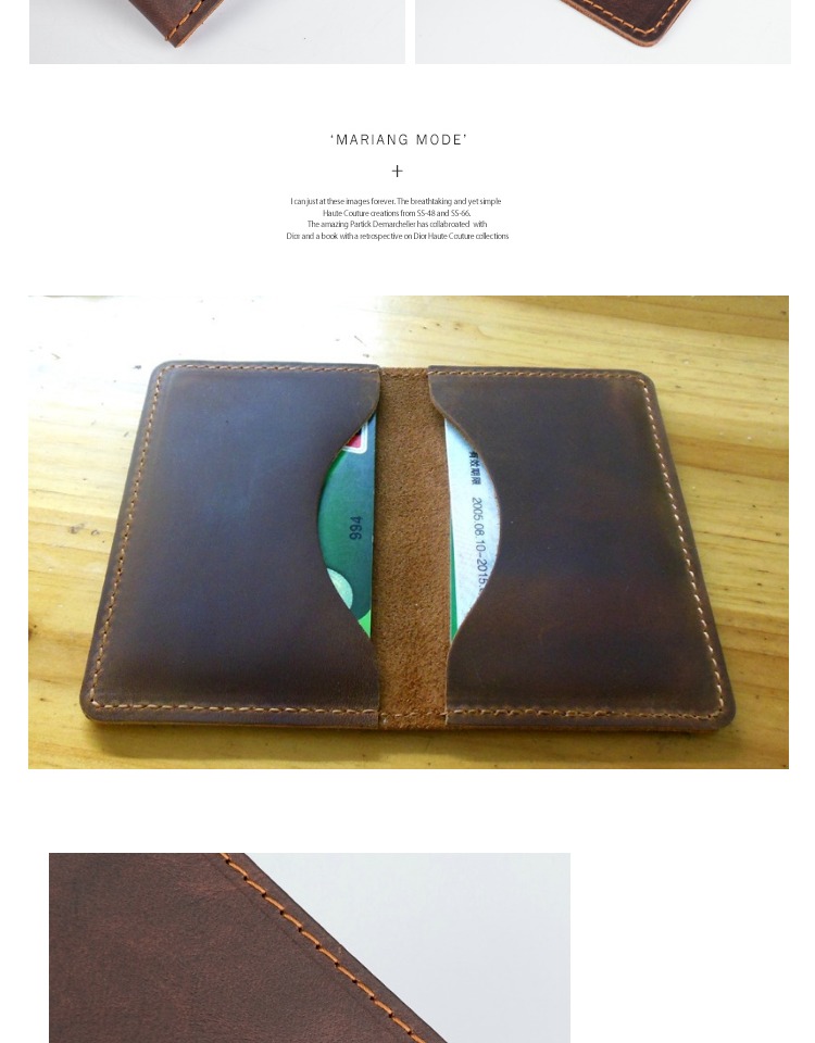 Của phụ nữ Coin Purse Du Lịch Ví Nhỏ Da của Nam Giới Ngoài Trời Gói Thẻ Thể Thao Gói Thẻ Thẻ Set Crazy Horse Leather Wallet bóp da cá sấu kdmr