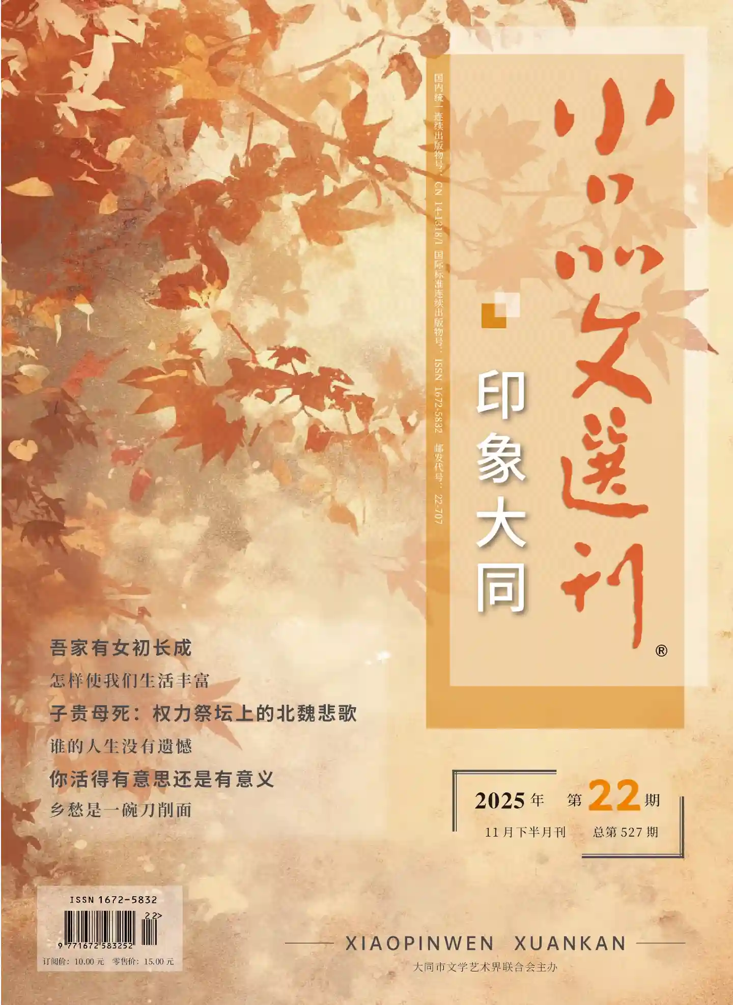 《小品文选刊·下半月刊》2025年第11期全彩精校PDF杂志下载-谷酷资源网