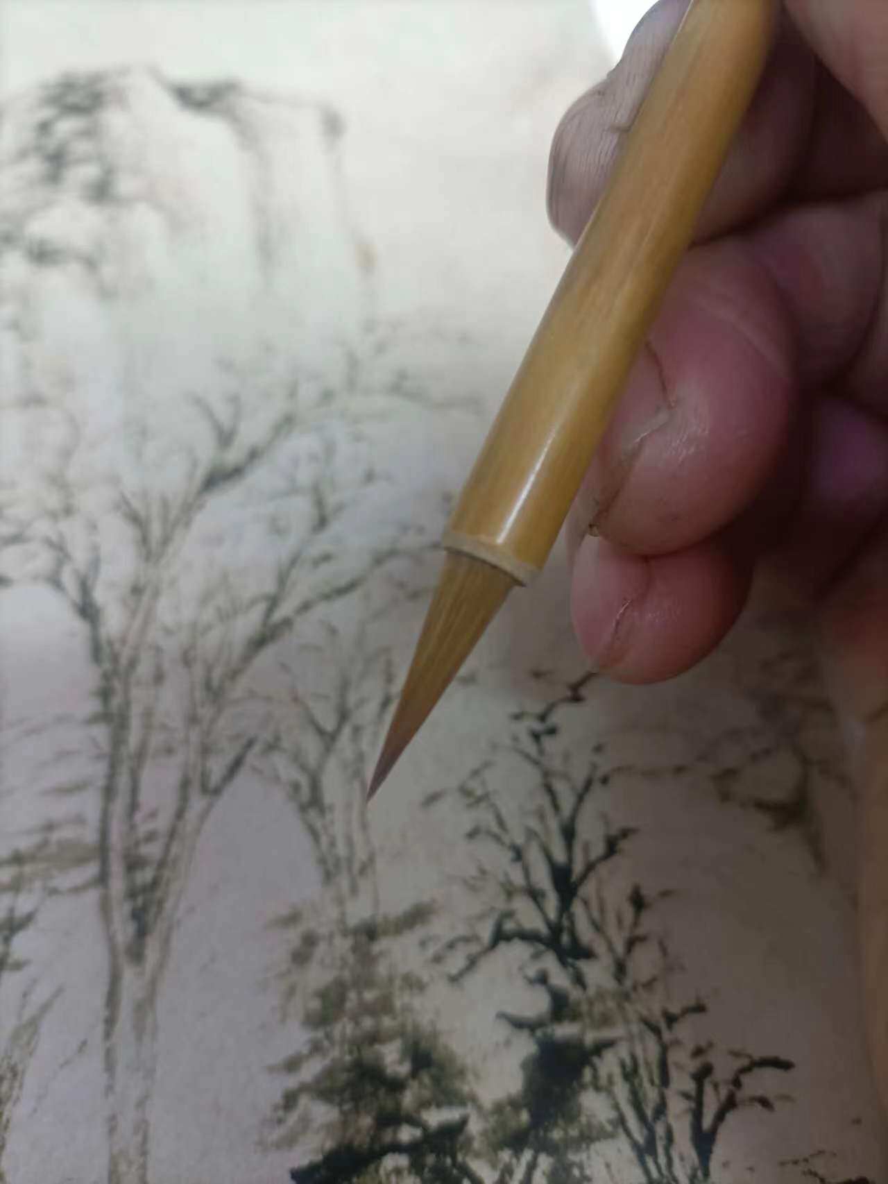 God leaves little-title script pen Little ex - title Wolf - milli professional calligraphy household supply